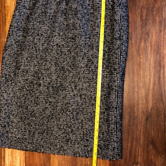 J.Crew tweed metallic pencil skirt - Picture 5 of 7